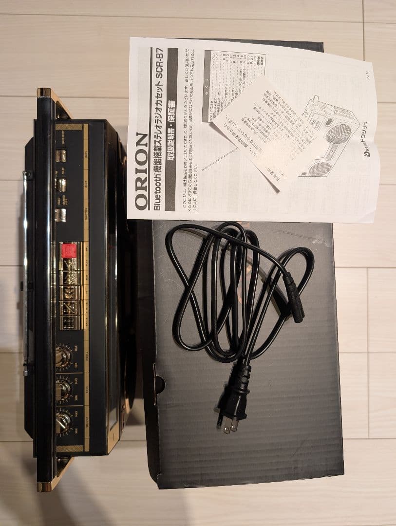 ORION SCR-7 カセットプレーヤー ラジカセ カセットデッキ