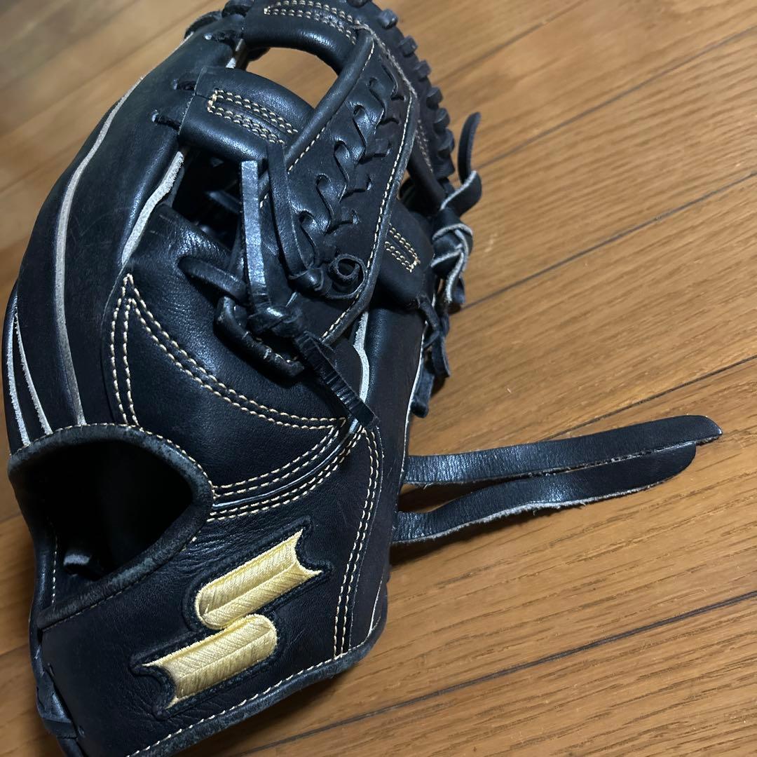 硬式野球グローブ 内野用 SSK 黒 レザー