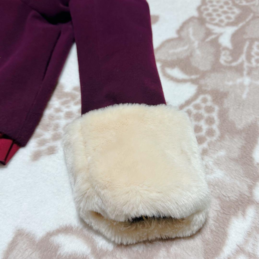 Alice and the Pirates フェザーローズ刺繍 ウール コート