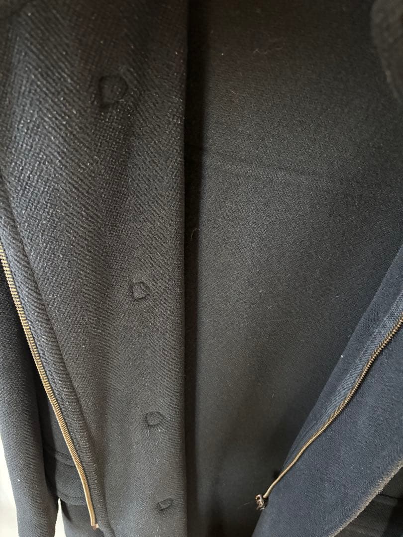 【OLD FENDI オールドフェンディ】ダッフルコート ブラック