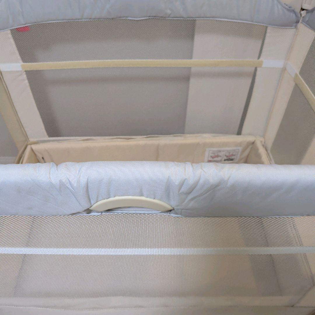 【美品】Aprica アップリカ ココネルエアー AB 折りたたみ ベビーベッド