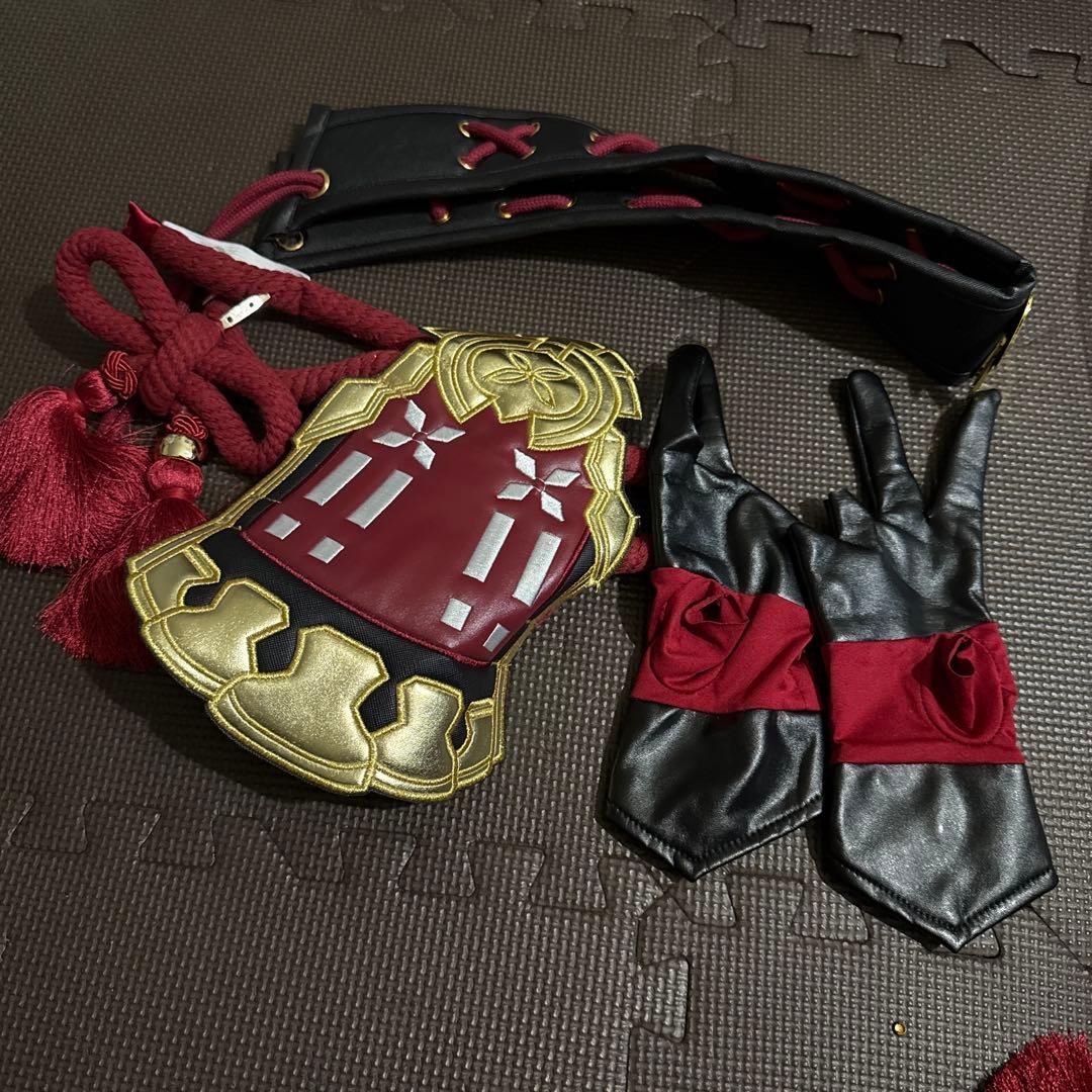 原神　三分妄想　久喜忍　衣装、ウィッグ、小物、靴