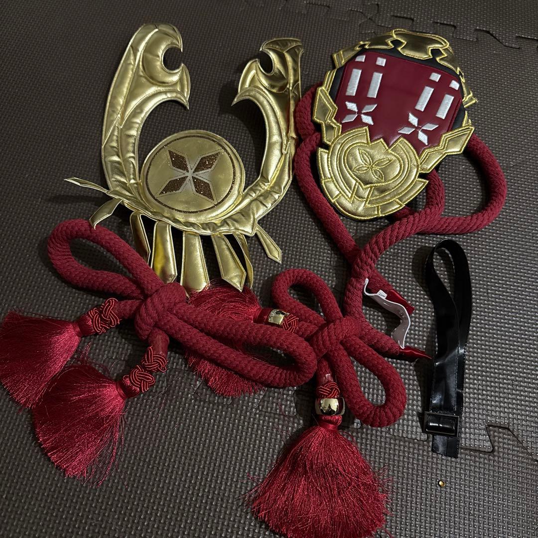 原神　三分妄想　久喜忍　衣装、ウィッグ、小物、靴