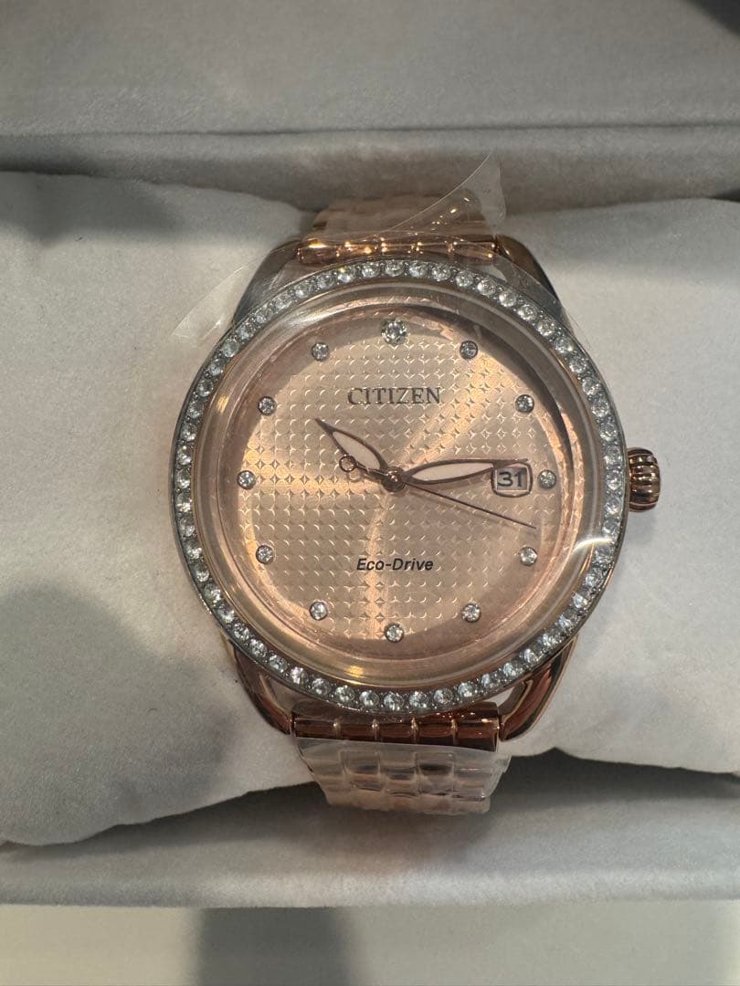 ★未使用★CITIZEN Eco-Drive FE6119-85X ¥35000