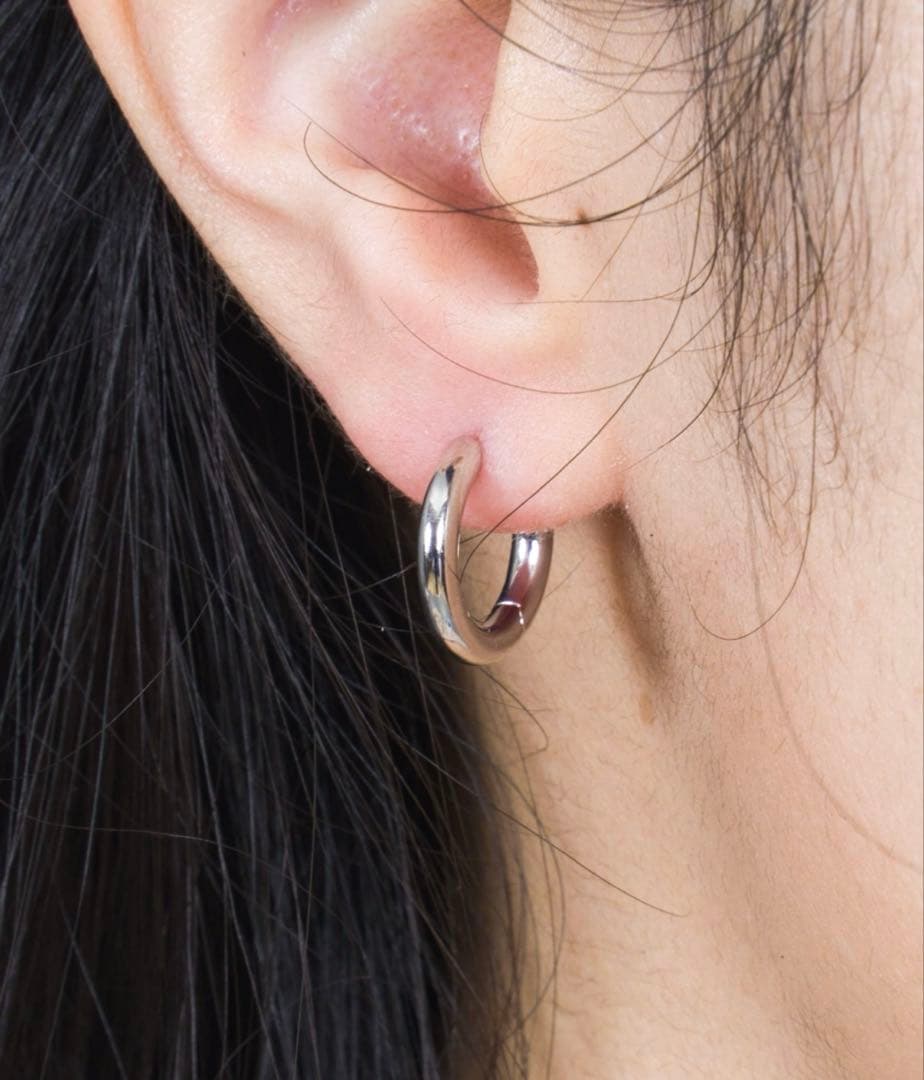 TOMWOOD Classic Huggie Small シルバーピアス　片耳