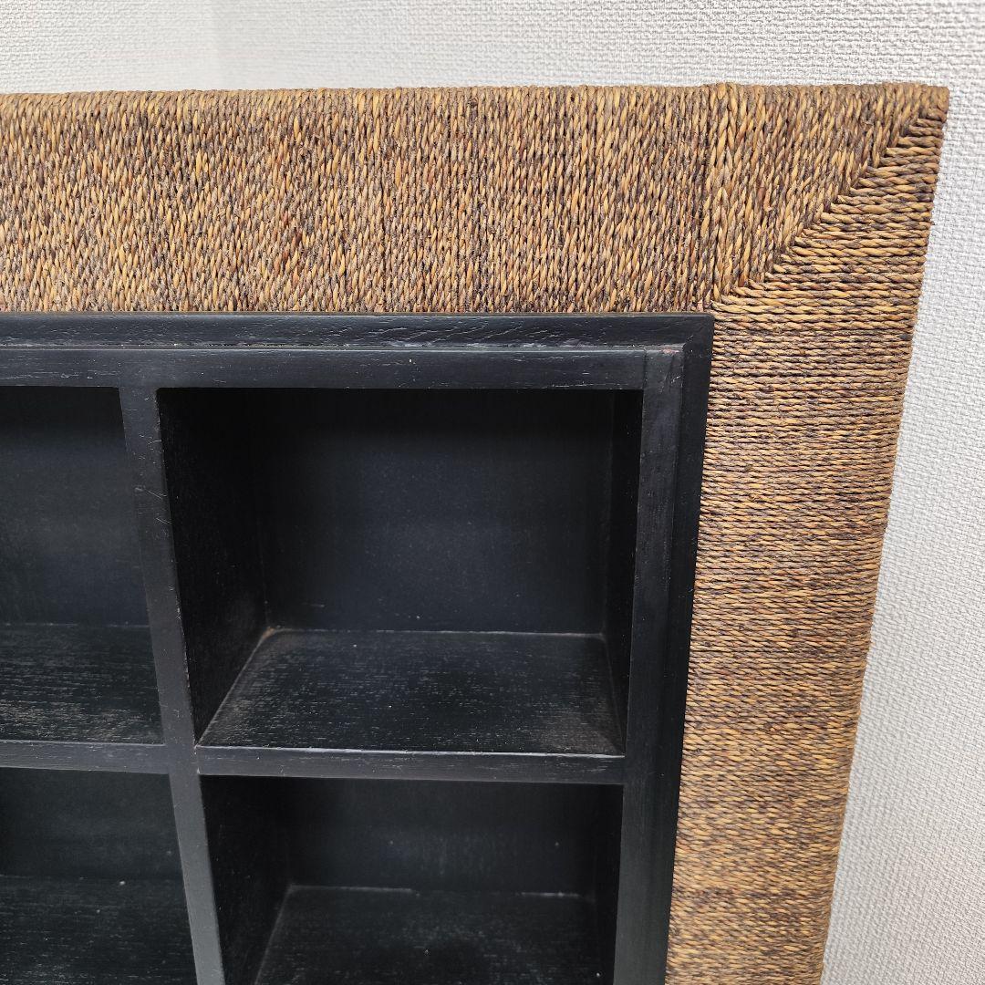 輸入品 パーフォマックス ウォーターヒヤシンス 壁掛シェルフ ブラウン×ブラック