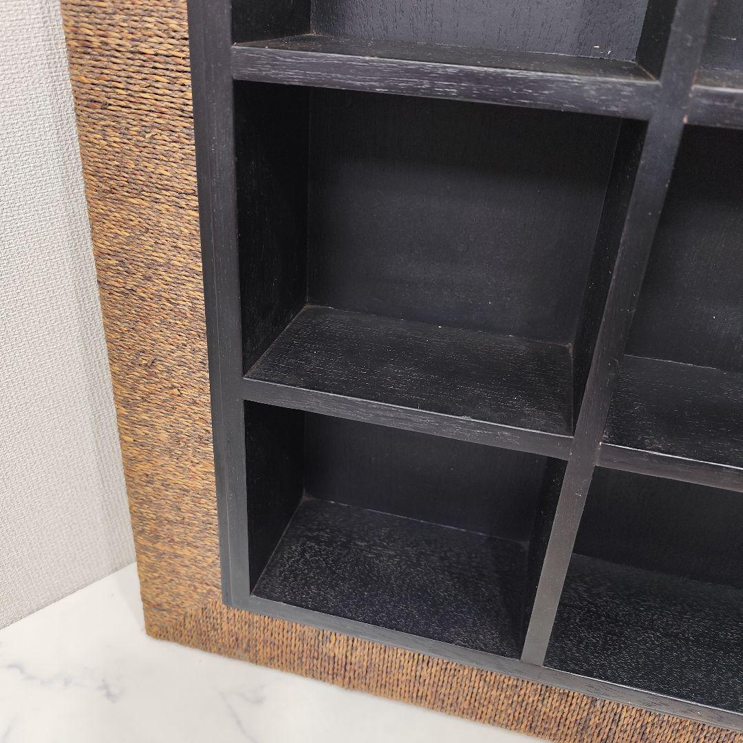 輸入品 パーフォマックス ウォーターヒヤシンス 壁掛シェルフ ブラウン×ブラック