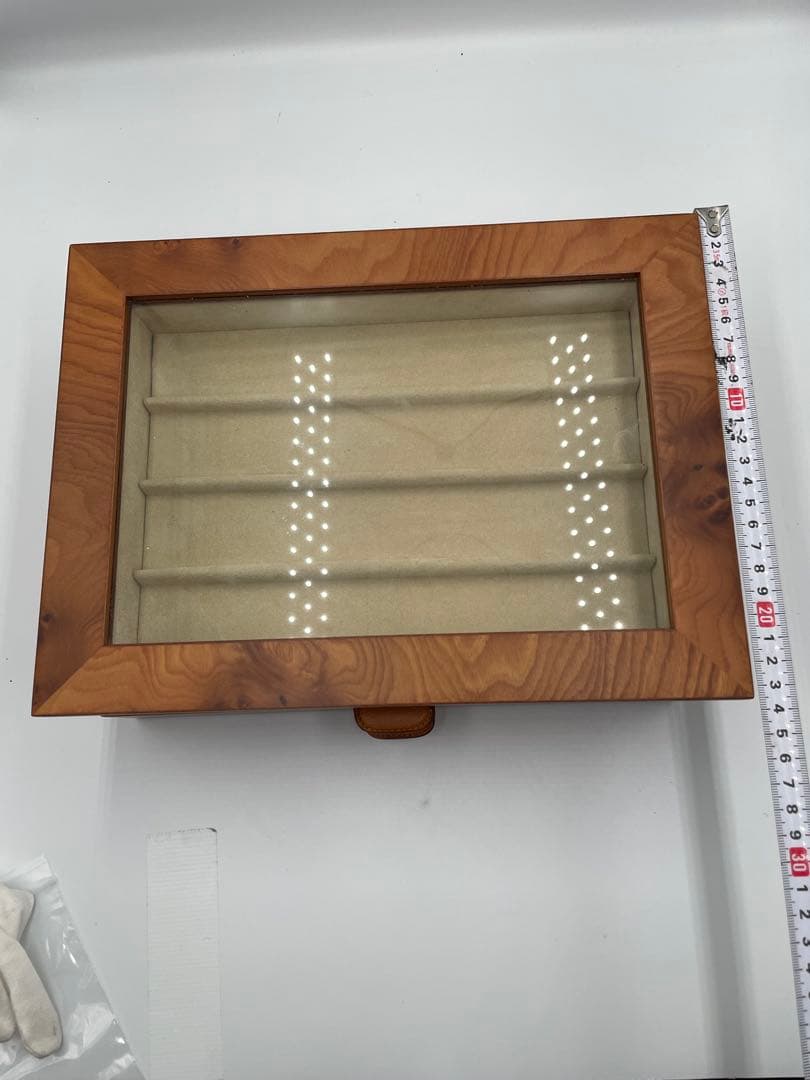 AGRESTI アグレスティ ジュエリーボックス 木製 2段 イタリア製 根杢