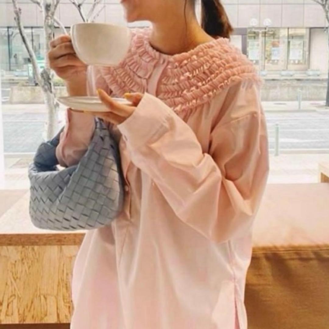 【大人気】ロージーモンスター　ミニフリルブラウス　ピンク新品タグ付き