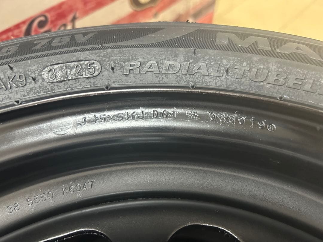 専用品①新品タイヤ165/55R15 ホイールタイヤ4本セット