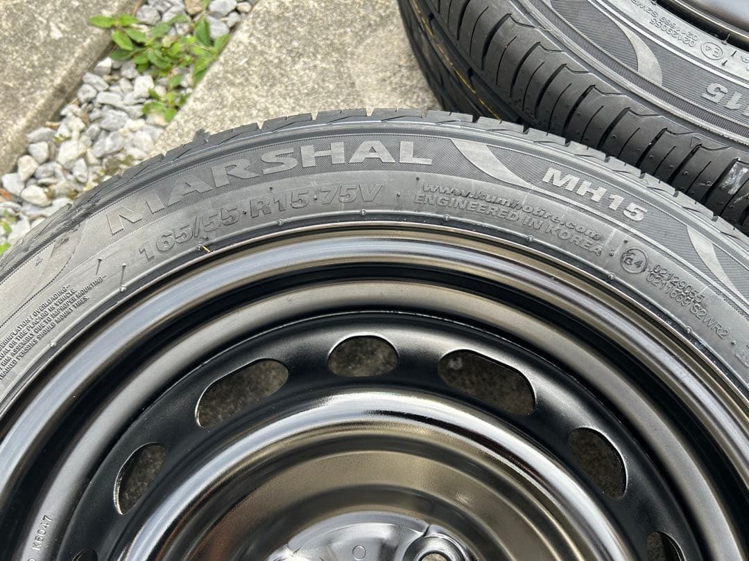 専用品①新品タイヤ165/55R15 ホイールタイヤ4本セット