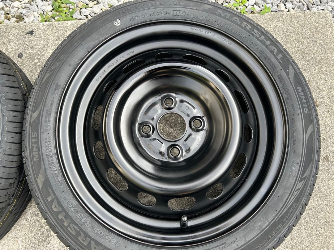 専用品①新品タイヤ165/55R15 ホイールタイヤ4本セット