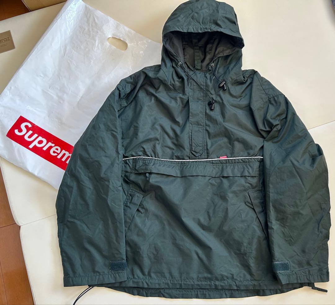 ジャケット・アウター Supreme half zip nylon pullover anorak L