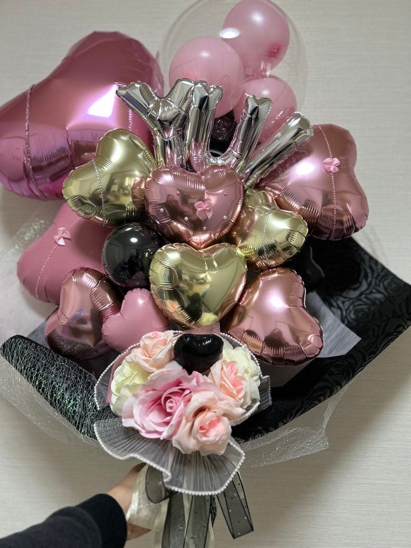 たぬん　2月　卒業式　バルーン　花束　ブーケ　プレゼント