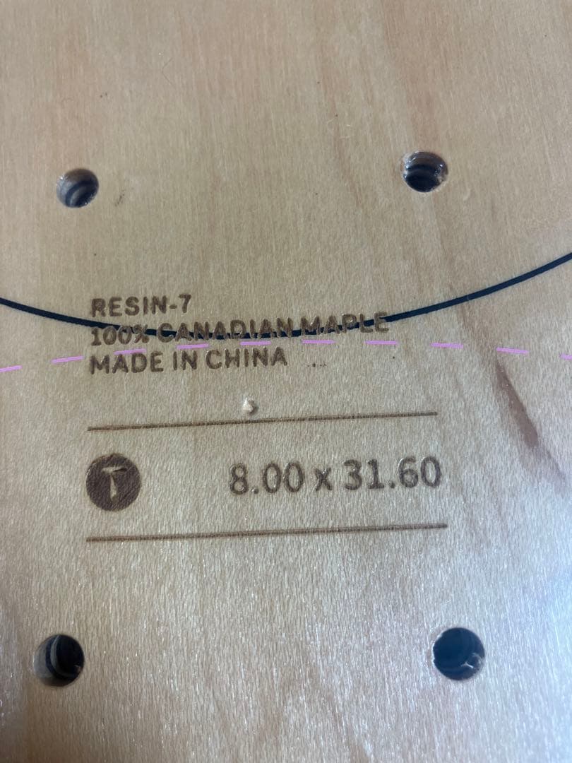 スケボー デッキ8.0 TIMBER