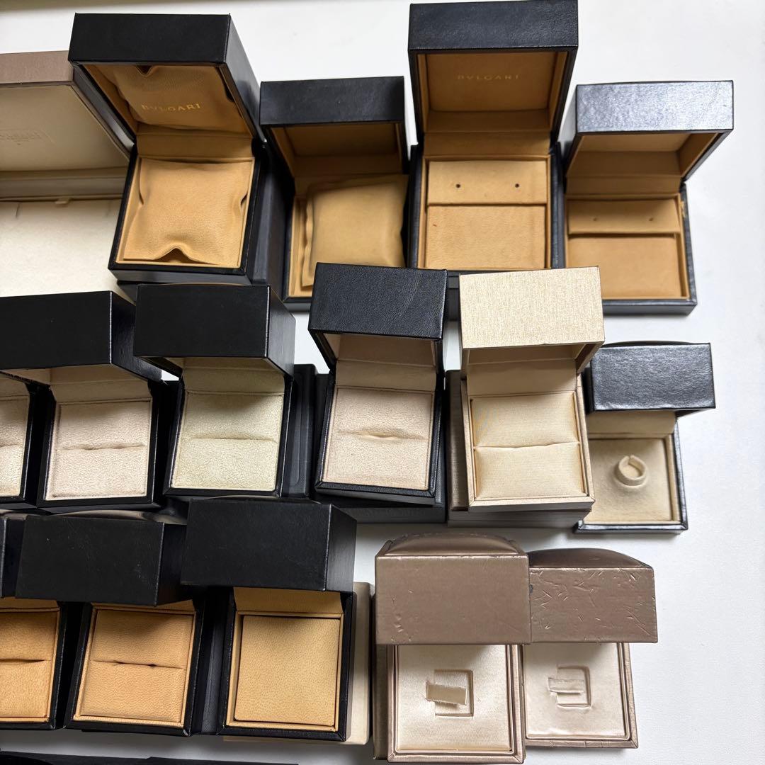 ブルガリ　アクセサリーケース　空箱　31個セット　リングケース　まとめ売り　大量