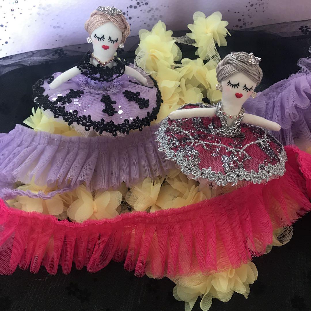 チュチュルルベちゃん　シフォンプリーツ　チュール