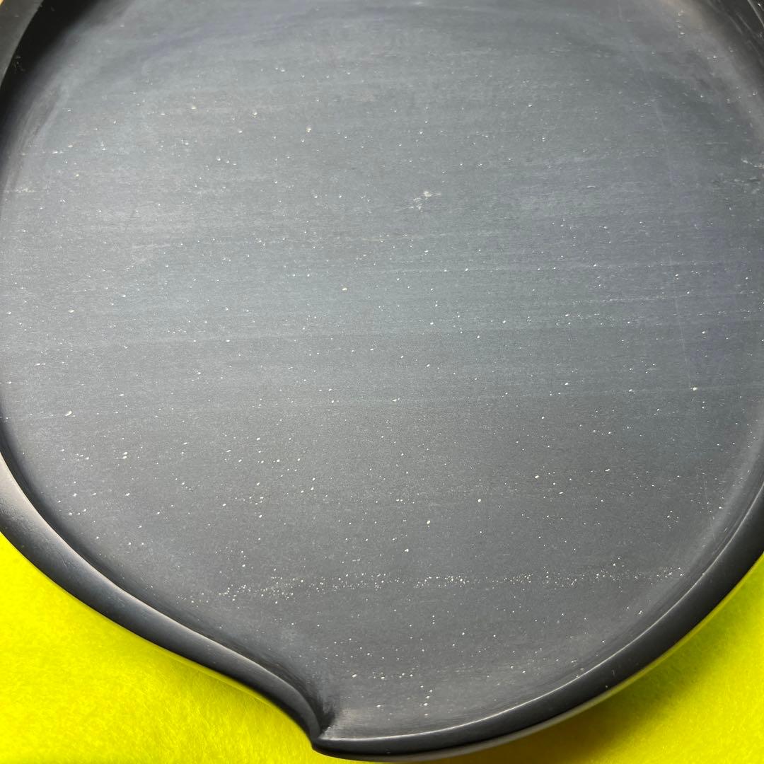 ⭕️雨畑硯　希少　桃研　雨畑真石　大阪きくや筆本舗製　美品　硯側ツルツル