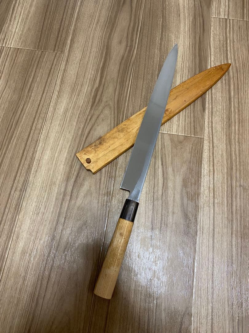 有次上　柳刃包丁　尺1 鞘付き