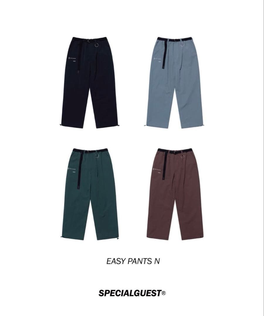 specialguest EASY PANTS N ブルー スペシャルゲスト