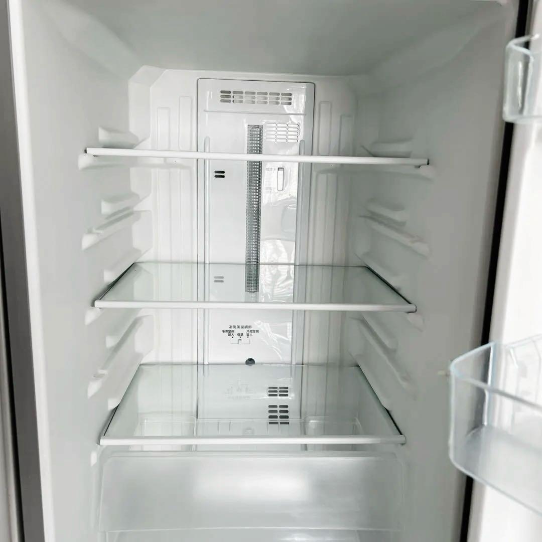 パナソニック　168L 冷蔵庫　2ドア　一人暮らし グレー 右開き