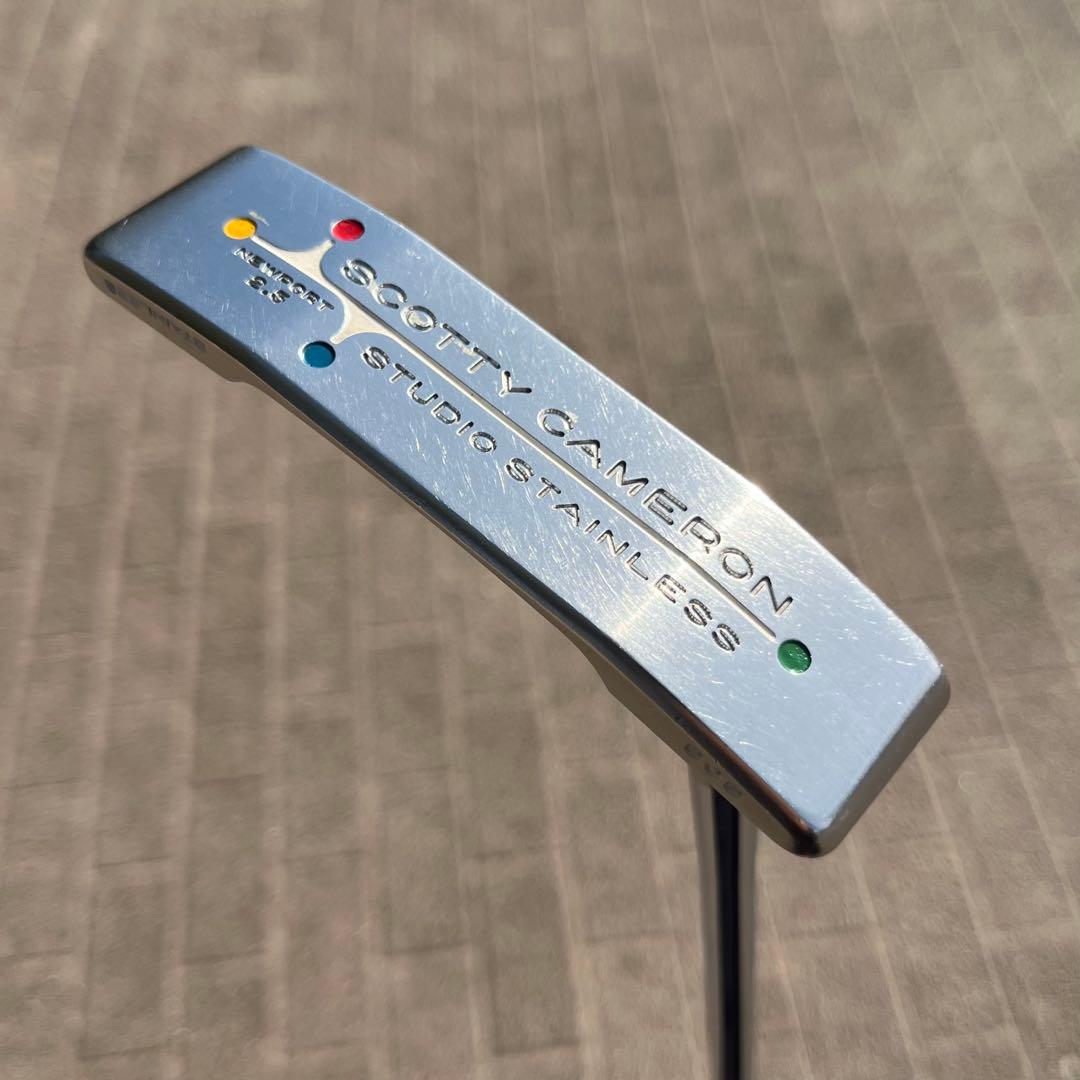 スコッティキャメロン スタジオステンレス ニューポート2.5 美品 ヘッドカバー