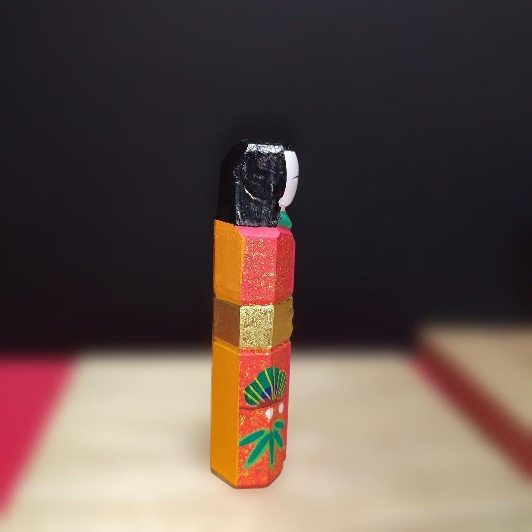 m*i様 一刀彫り　雛人形　神泉作