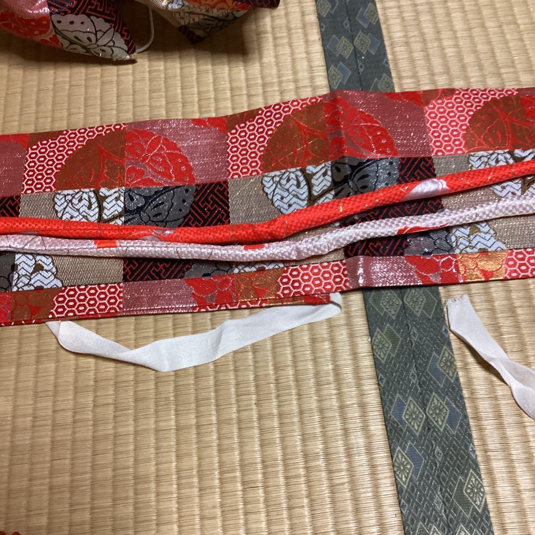 七五三　七歳フルセット　帯幅17、5センチ　草履21センチ