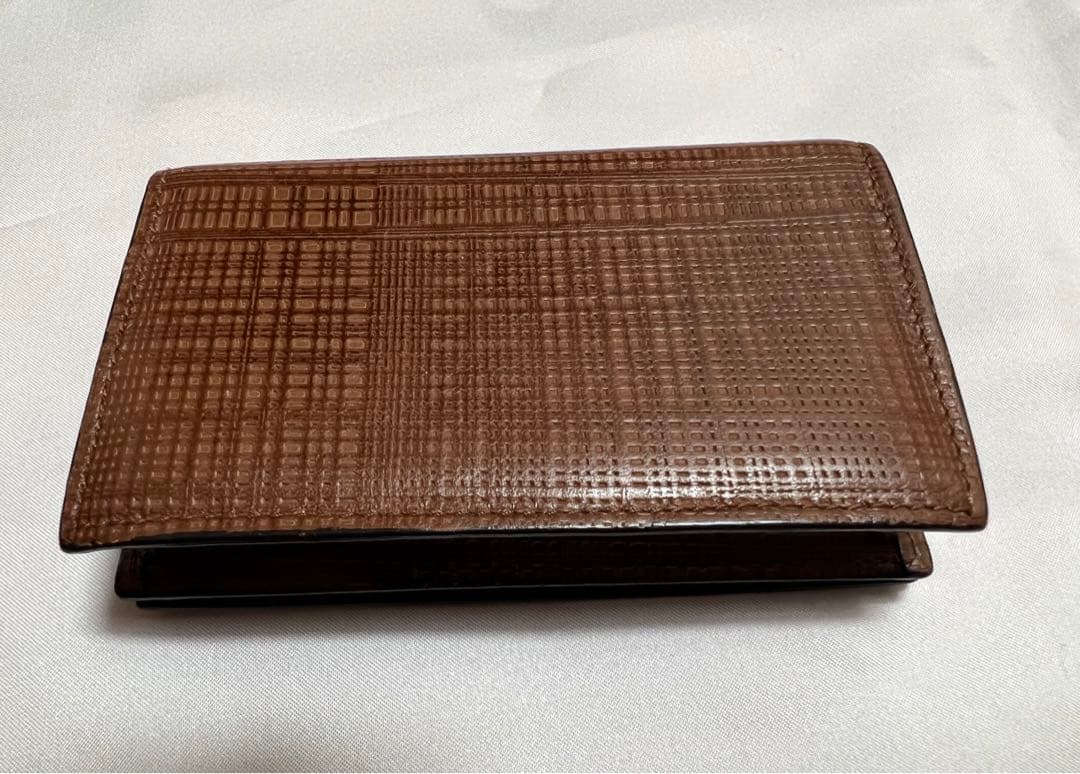 LOEWE(ロエベ) 型押しレザーカードケース(名刺入れ) メンズ/レディース