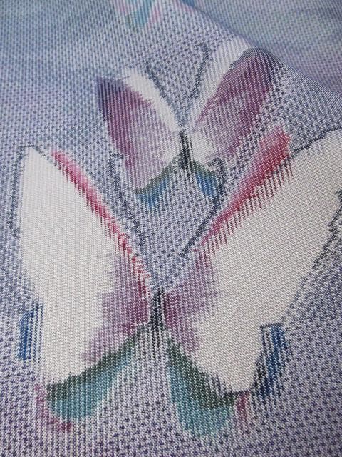 未着用に近い！白大島紬＊都喜エ門＊７マルキ＊本場大島紬＊着物＊１５７ｃｍ＊裄６４