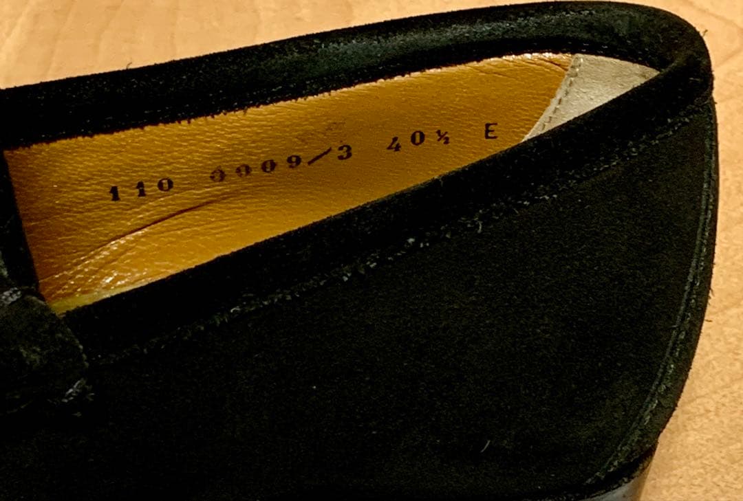 GUCCI グッチ ホースビットローファー ブラック スエード 40 1/2 E