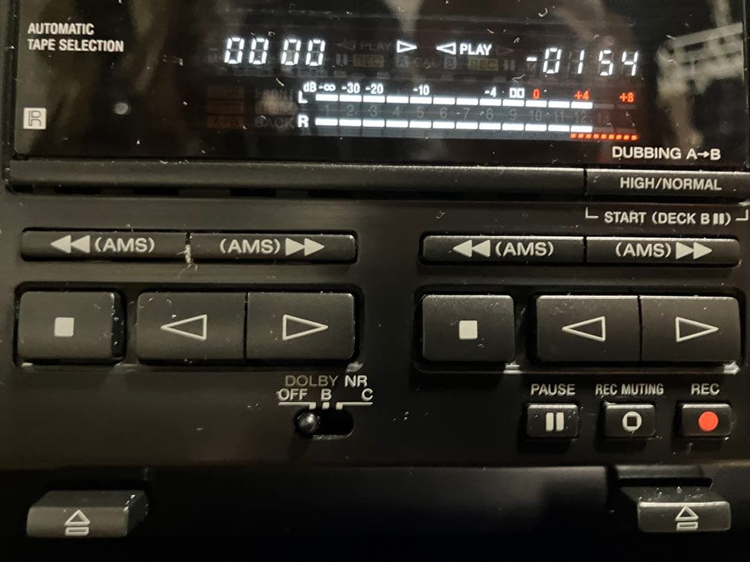 【美品・動作品】SONY TC-WE435 カセットデッキ／カセットテープ付き