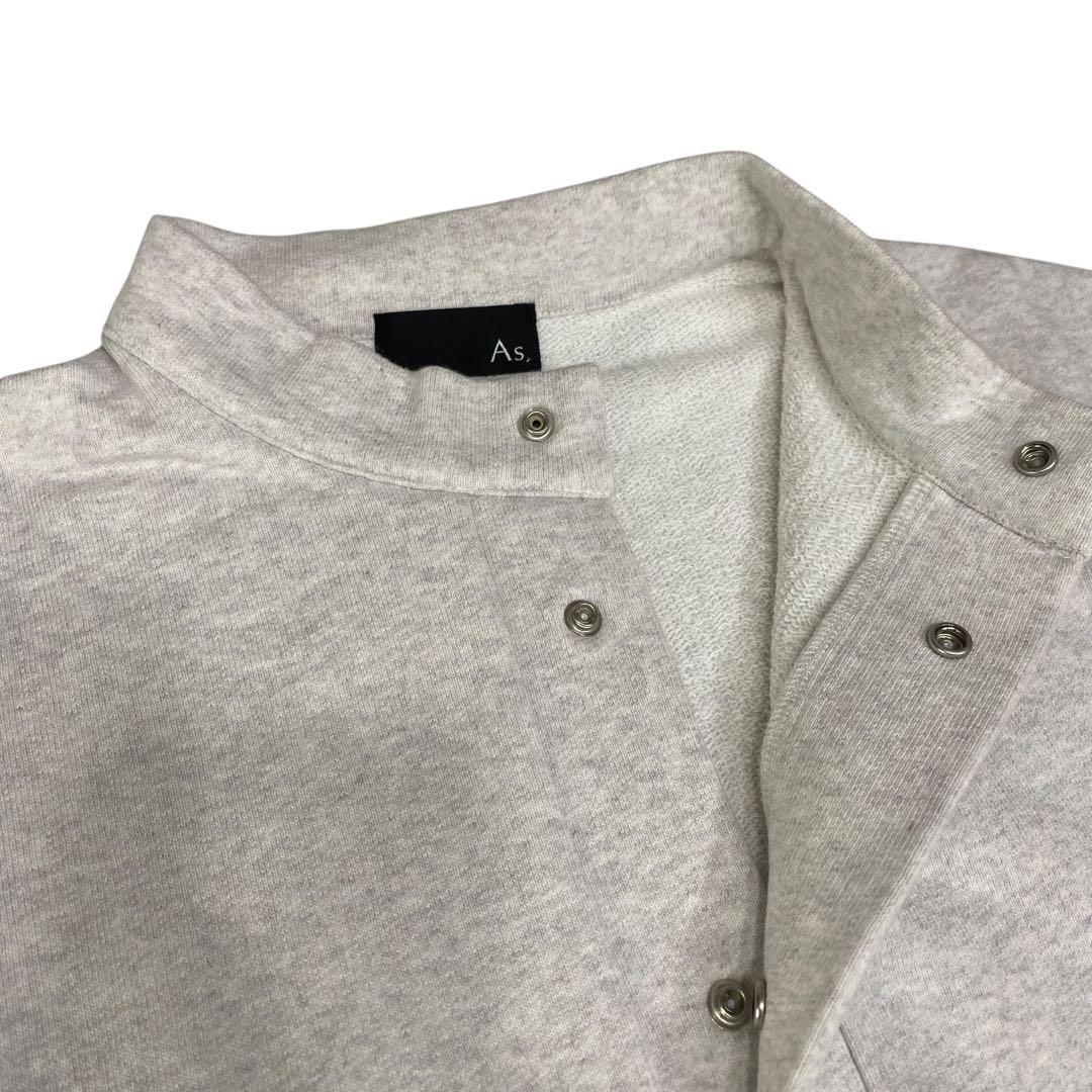 新品未使用As, エス Mockneck Sweat Pullover グレー