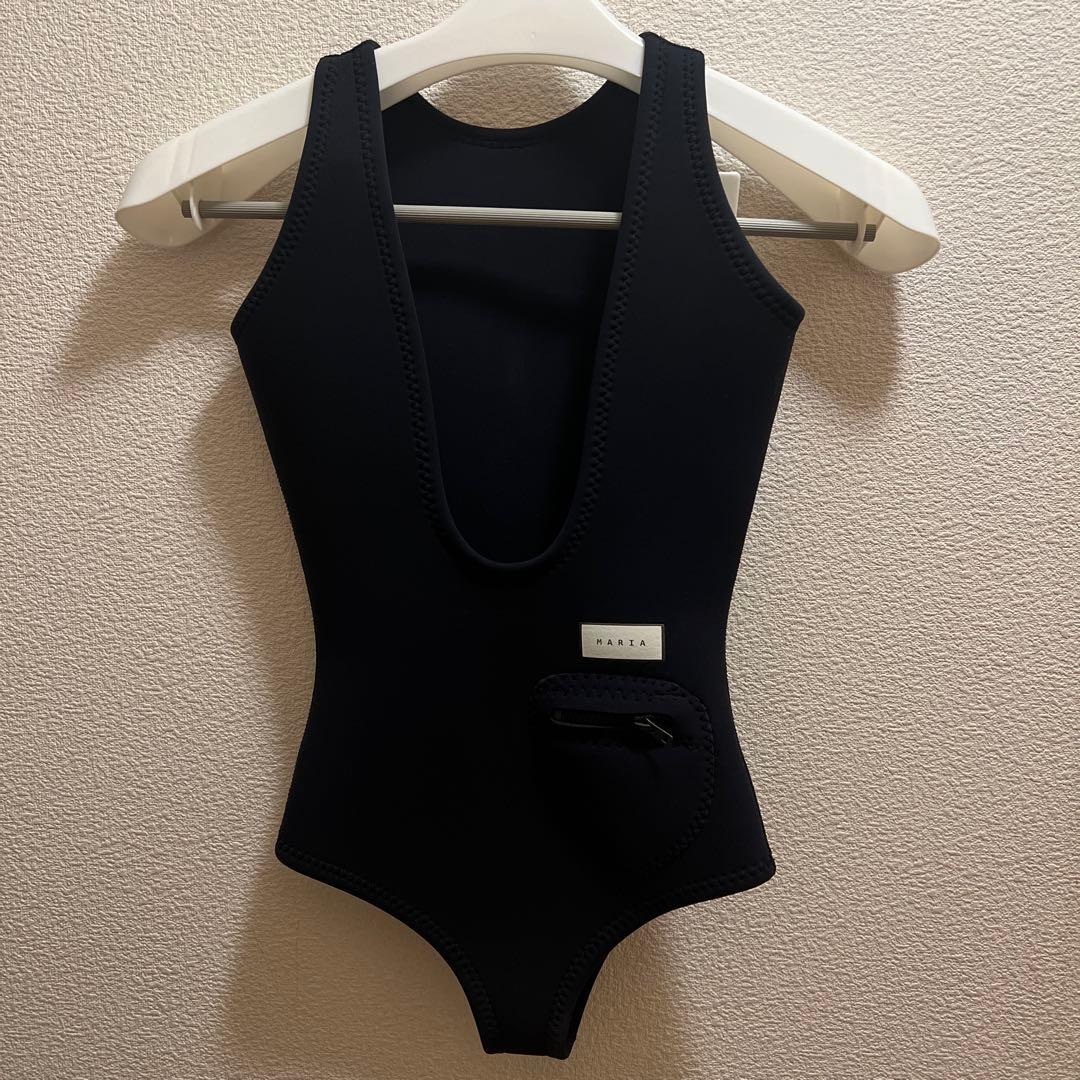 【美品】MARIA WETSUIT ノースリーブ ブラック水着