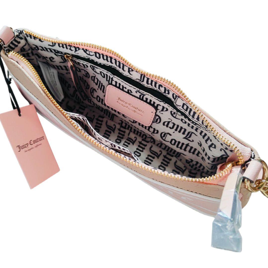 【人気モデル❤】ジューシークチュール ショルダーバッグ ロゴプリント 肩掛け鞄