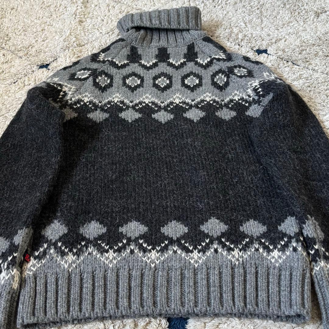 【美品✨】ドルチェ　ニット　ハイネック　タートルネック　アルパカ　ウール　44