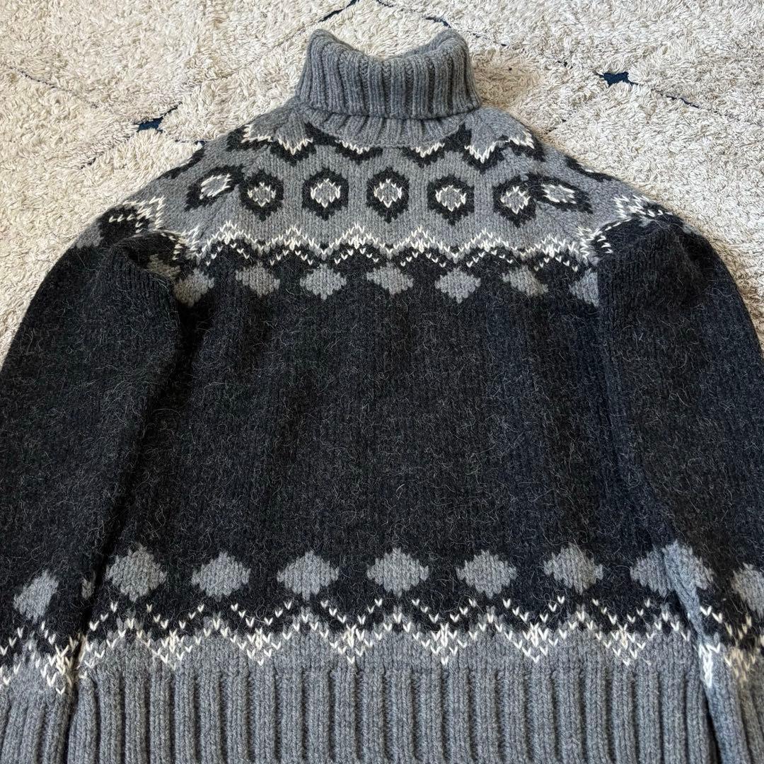 【美品✨】ドルチェ　ニット　ハイネック　タートルネック　アルパカ　ウール　44
