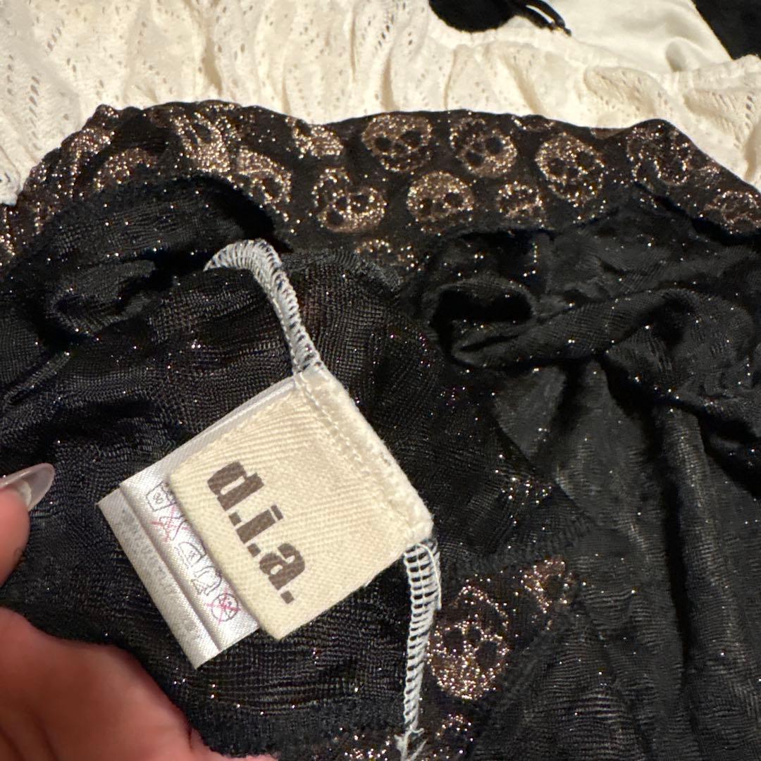 d.i.a. ドクロ キャミソール