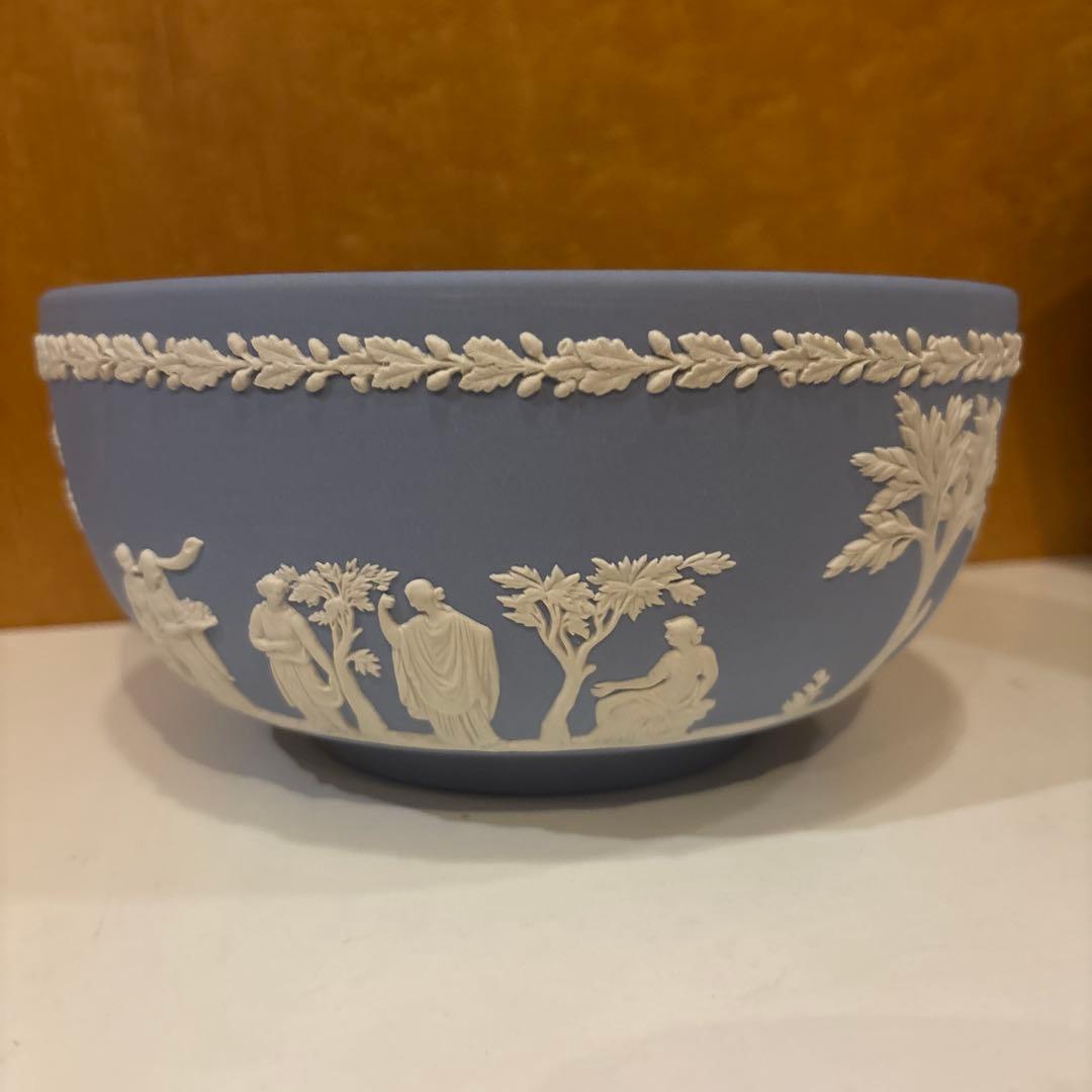 ウェッジウッド　ジャスパーウェア　ボウル　箱付き　刻印　正規品　