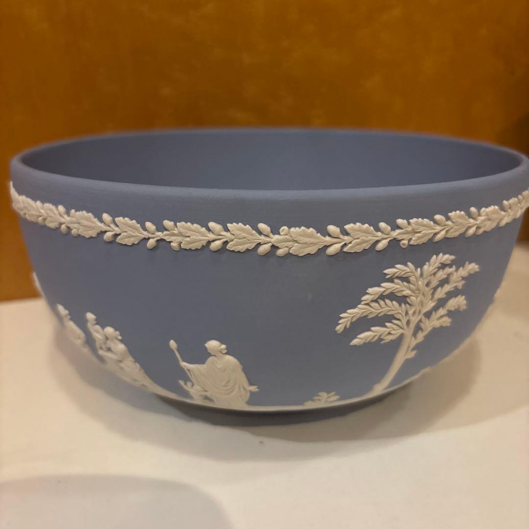 ウェッジウッド　ジャスパーウェア　ボウル　箱付き　刻印　正規品　