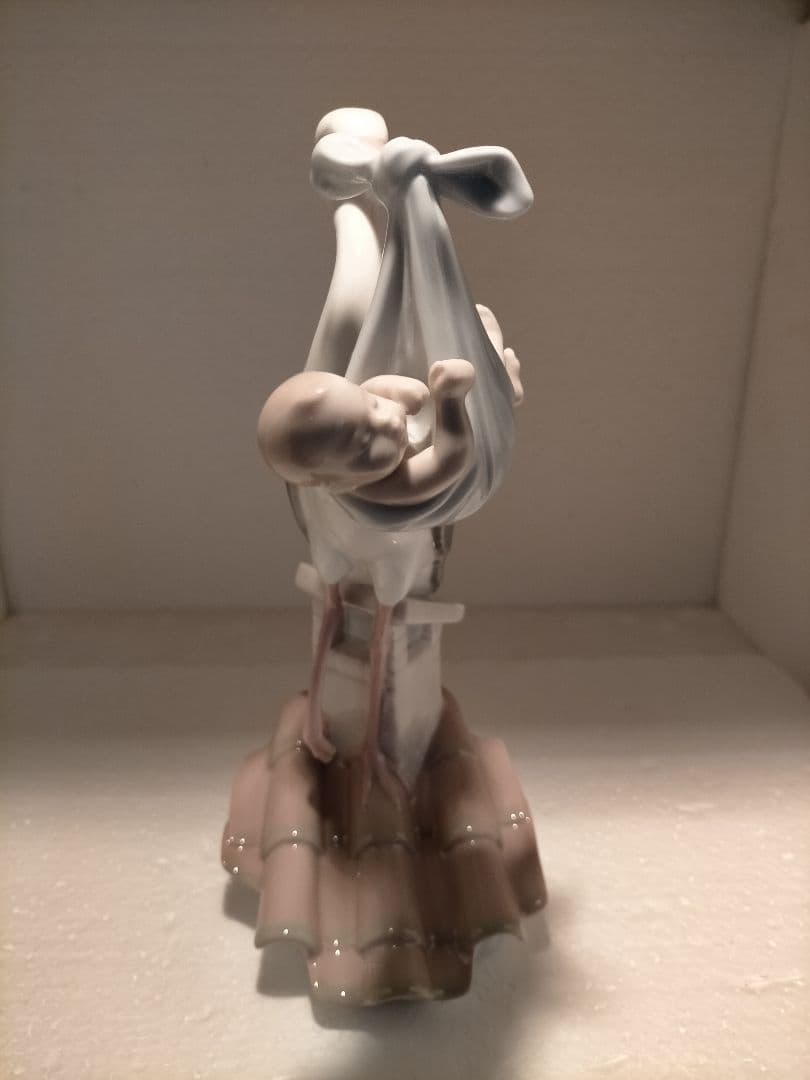 リヤドロ　lladro コウノトリの贈り物　男の子