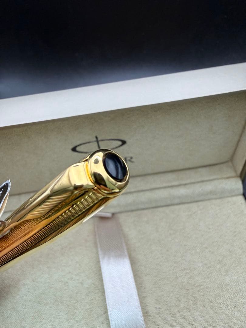 PARKER 万年筆 ソネット ゴールド カスケード 18K M 未使用品