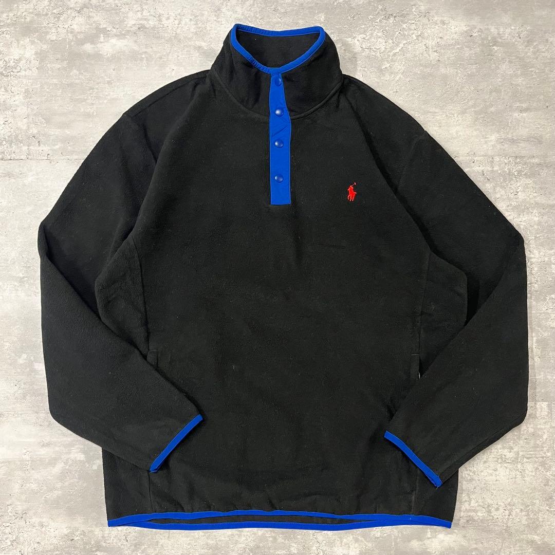 トップス 00s POLO RALPH LAUREN Fleece Snap-T