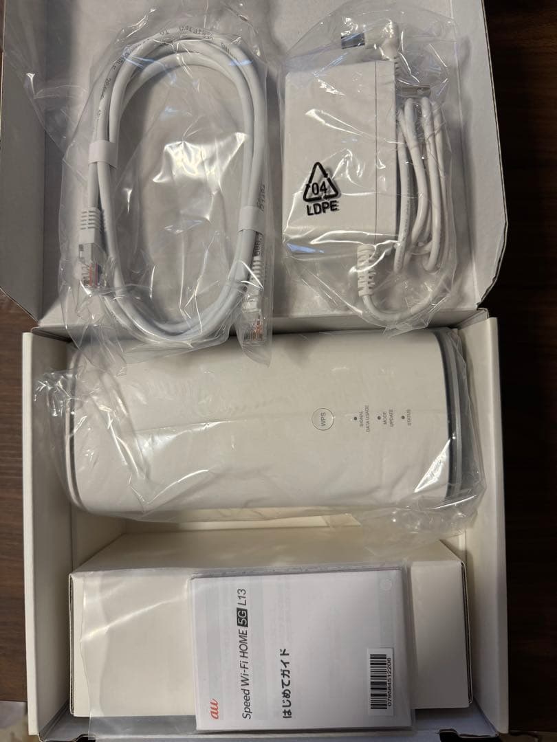Speed Wi-Fi  5G L13 auホームルーター本体 付属品付