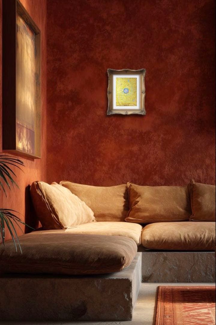 開運絵画　オリジナル　金箔