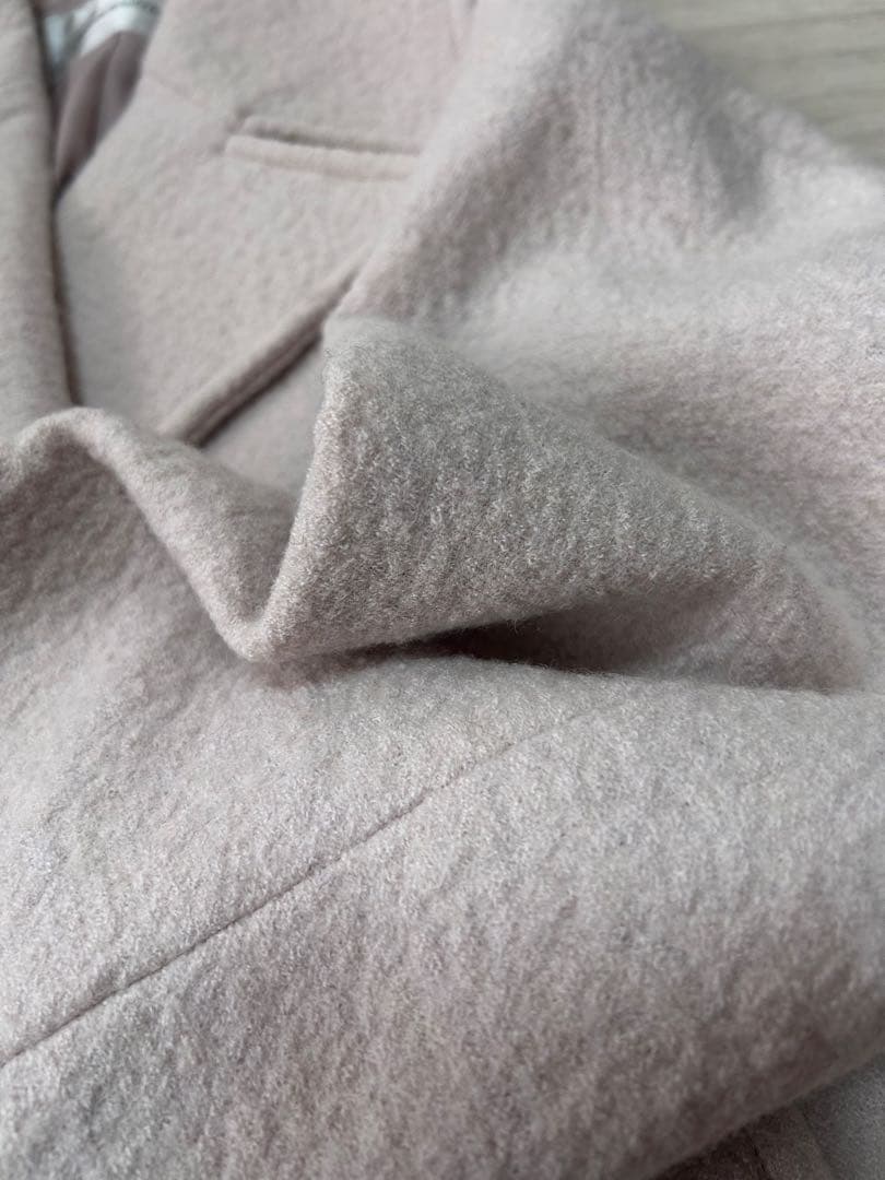 NATURAL BEAUTY BASIC ウーリーフォルムハーフコート S