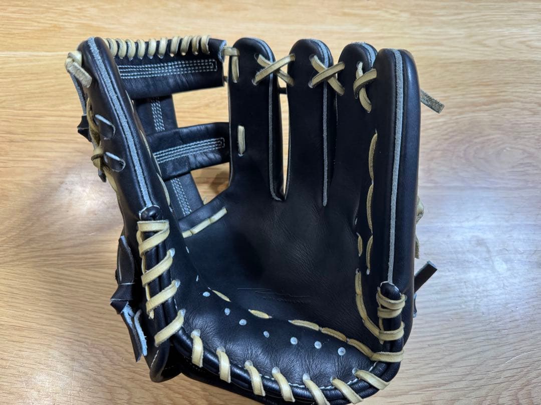 極美品 アイピーセレクト 軟式 グローブ Ip.702-Pr-BK ip24
