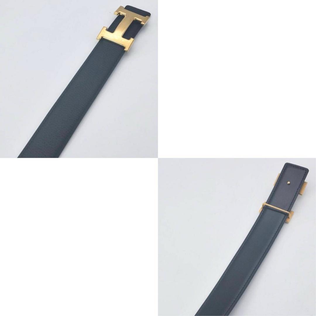 エルメス コンスタンス ベルト Hバックル ゴールド　グレー　リバーシブル