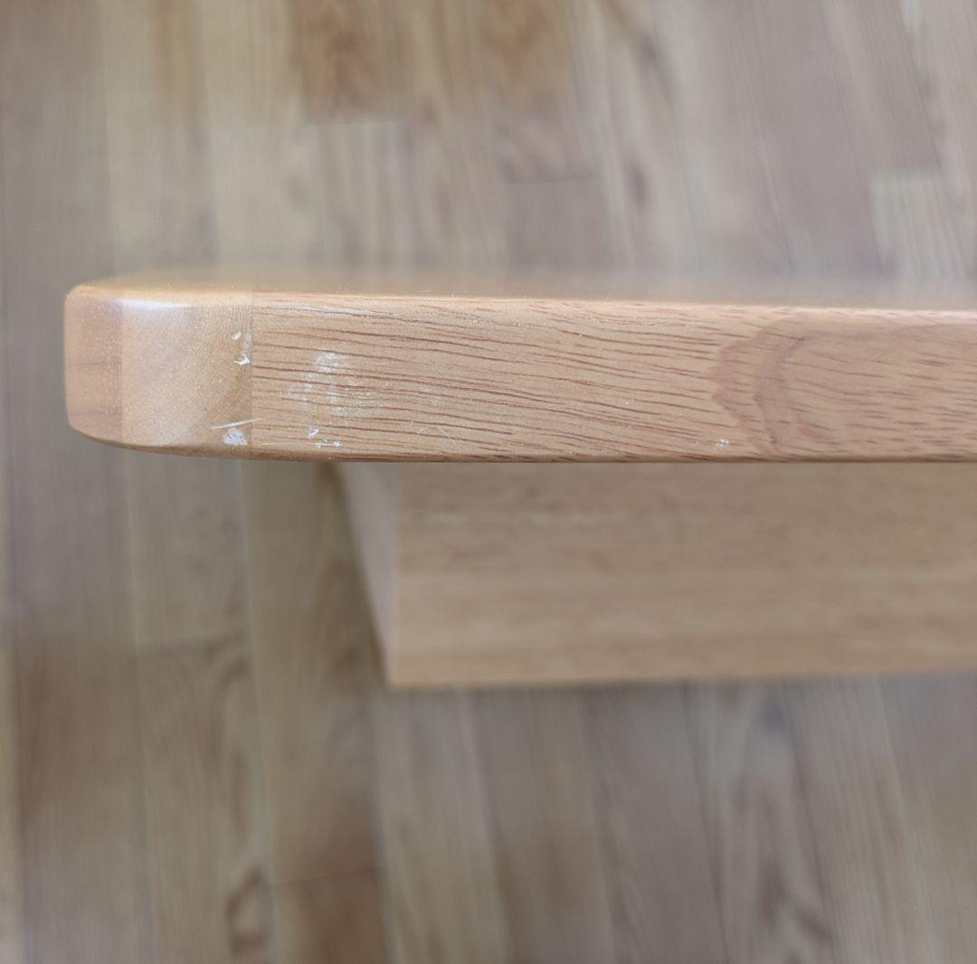 無印良品 木製テーブル　７０×７０ｃｍ　ラバーウッド材　ナチュラル