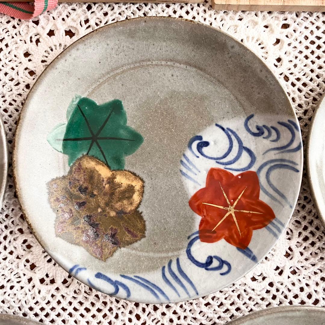 永楽善五郎 銘々皿 乾山寫絵替 5客 セット